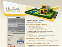 Tablet Screenshot of mijava.cz